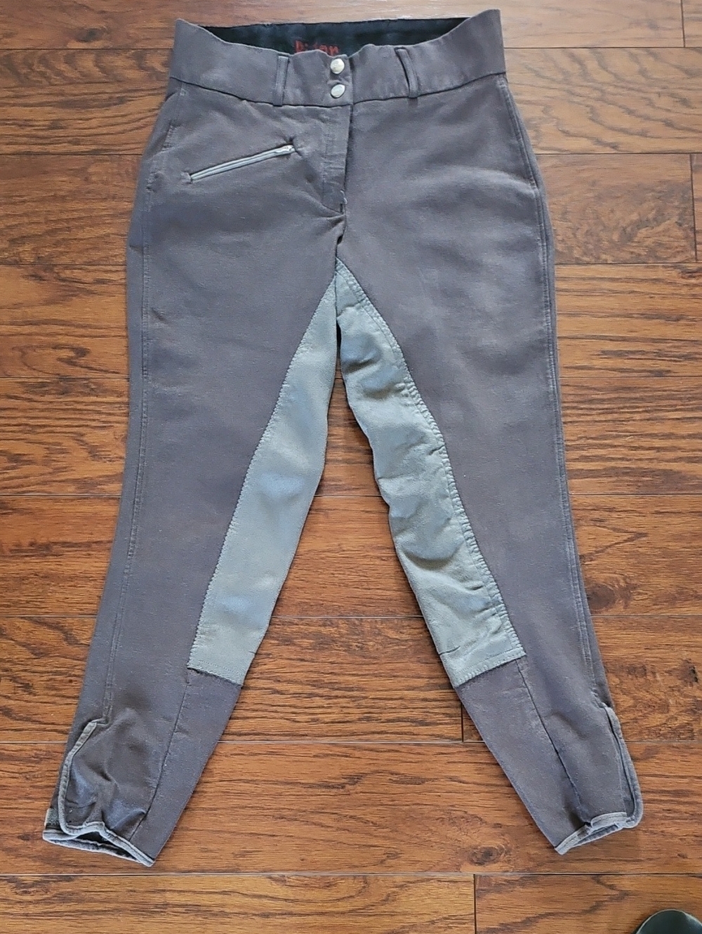 Tuff Rider Equestrian Pants Size 28 Charcoal